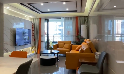 現(xiàn)代風(fēng)格完工實(shí)景案例，時(shí)尚舒適的氛圍